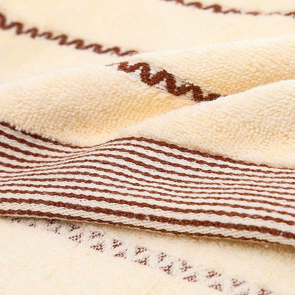 Home Textiles In Pakistan - Wave Design Cotton Towels Super Absorbent