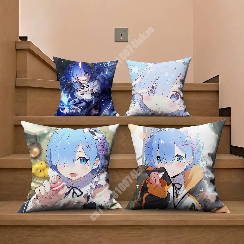 Home Textiles - Rem Re Zero Pillow Cover Cushion