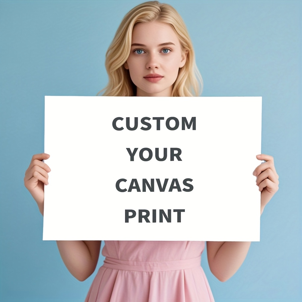 Home Textiles - Custom Canvas Print with Your Photo