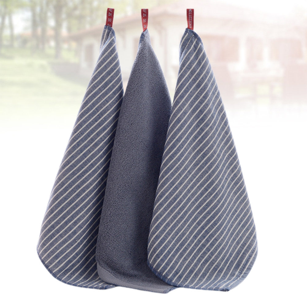3Pcs Thick Striped Cotton Towe – Home Textiles In Pakistan Bewertung und Preis