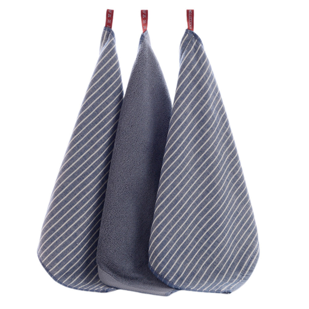 3Pcs Thick Striped Cotton Towe – Home Textiles In Pakistan Bewertung und Preis