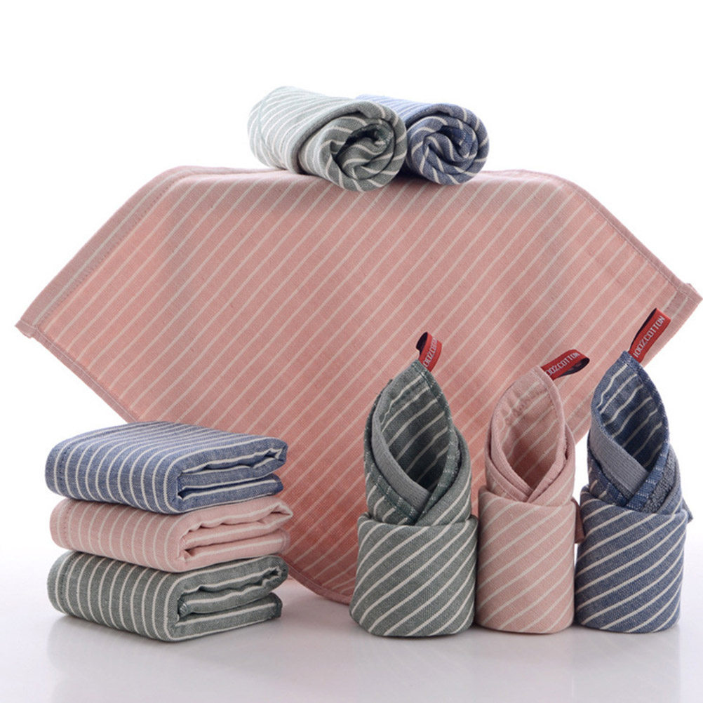 3Pcs Thick Striped Cotton Towe – Home Textiles In Pakistan Bewertung und Preis