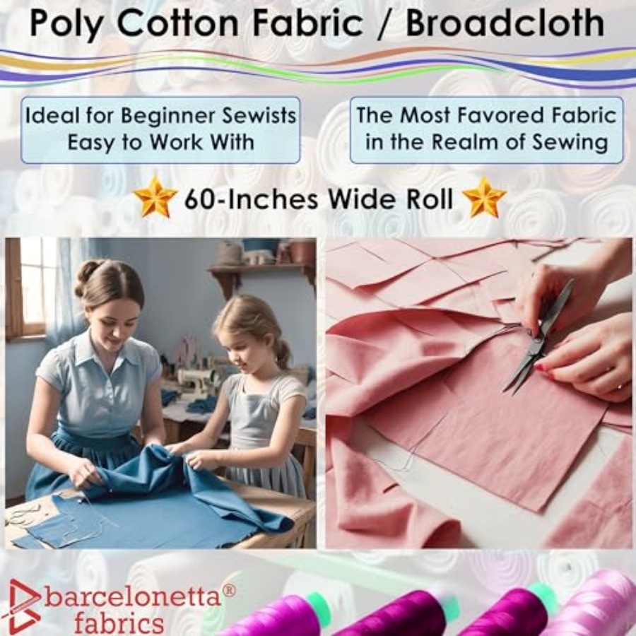 Poly Cotton Fabric for Sewing  – Home Textiles Bewertung und Preis