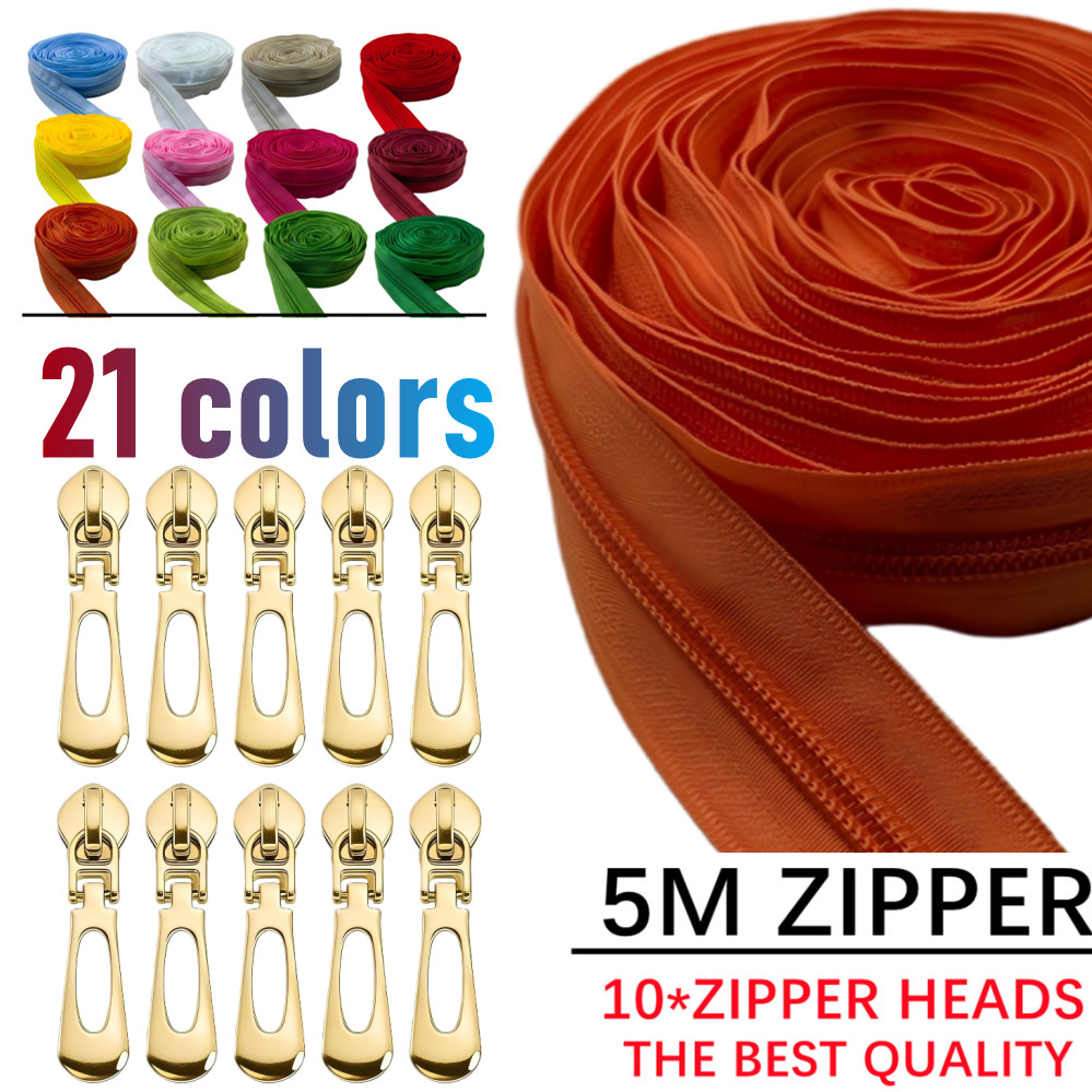 1 group = 5m zipper + 10 golde – Home Textiles Group Bewertung und Preis