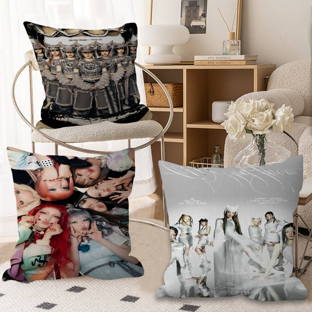Kpop XG Group Cushion Cover Ca – Home Textiles Group Bewertung und Preis