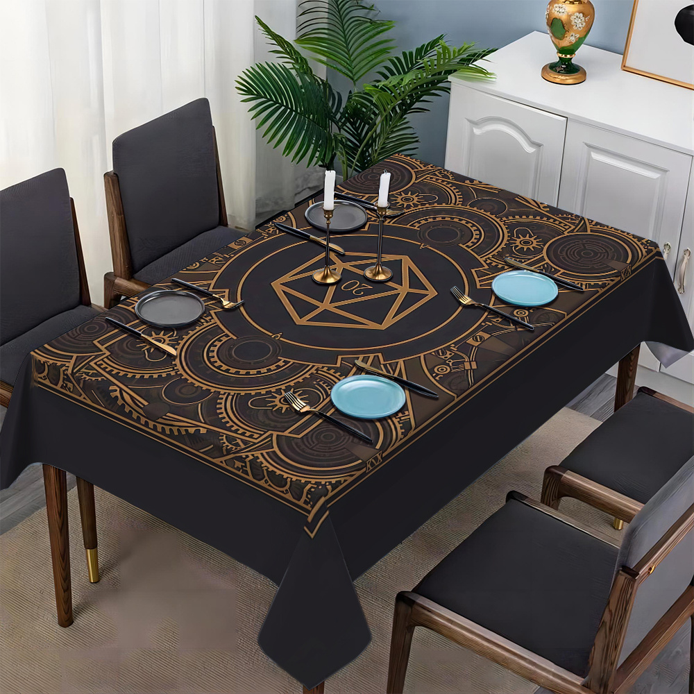 Steampunk Black Golden Gear Pa – Home Textiles Bewertung und Preis