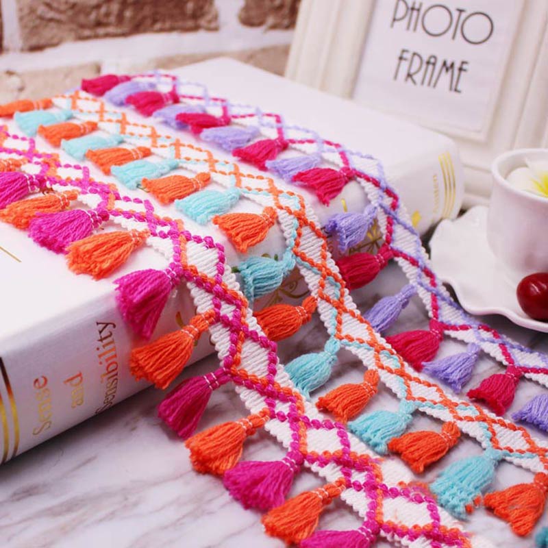 1yard/lot Tassel Fringe trim f – Home Ec Textiles Bewertung und Preis