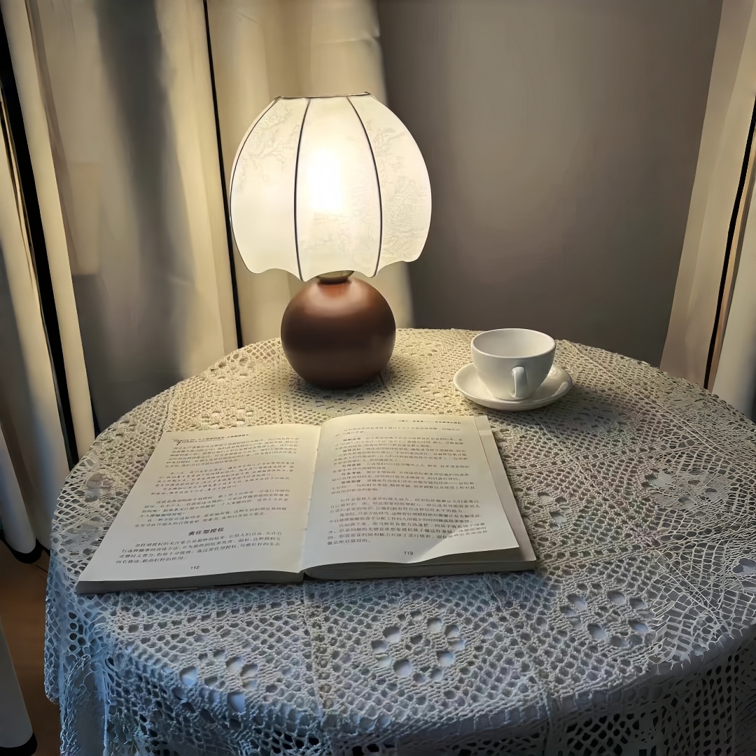 Vintage floral table lamp, med – Home Textiles Bewertung und Preis