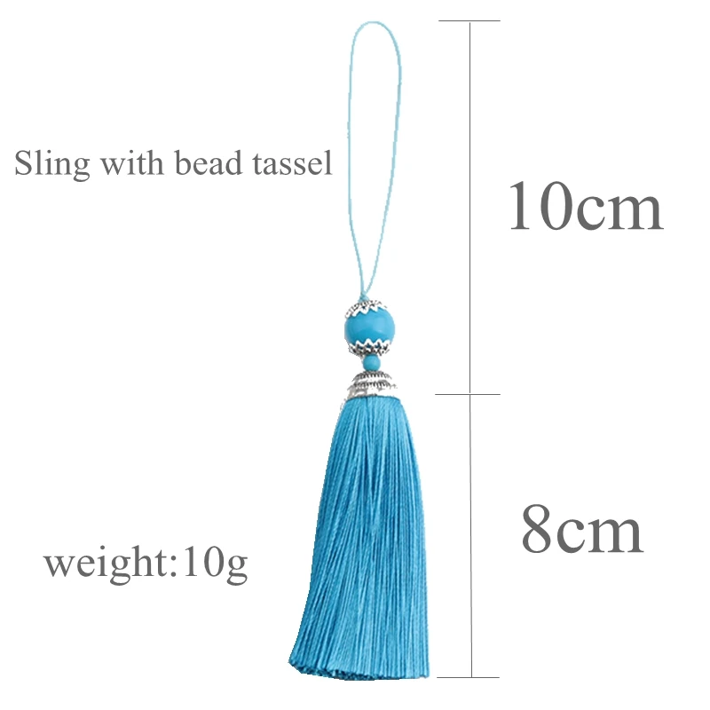 2/5Pcs 8CM Silk Tassel with Ac – Home Ec Textiles Bewertung und Preis