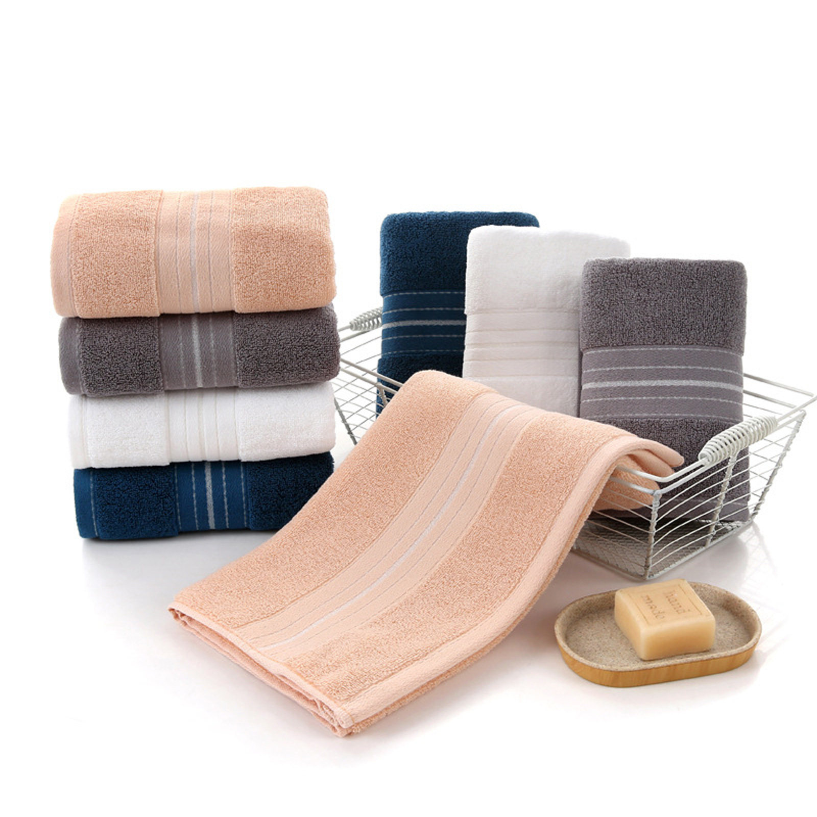 1Pcs Pure Cotton Face Towel Th – Home Textiles In Pakistan Bewertung und Preis
