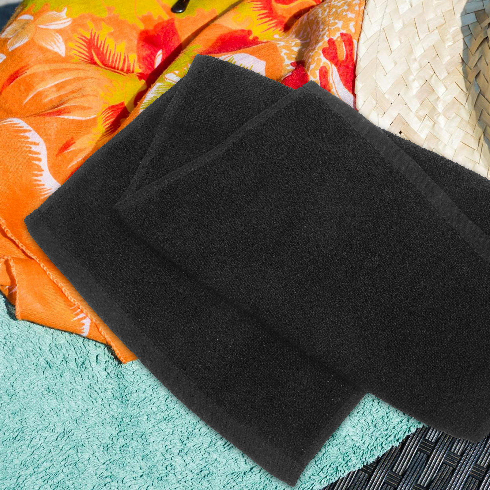 2Pcs Cotton Hair Dry Towels fo – Home Textiles In Pakistan Bewertung und Preis