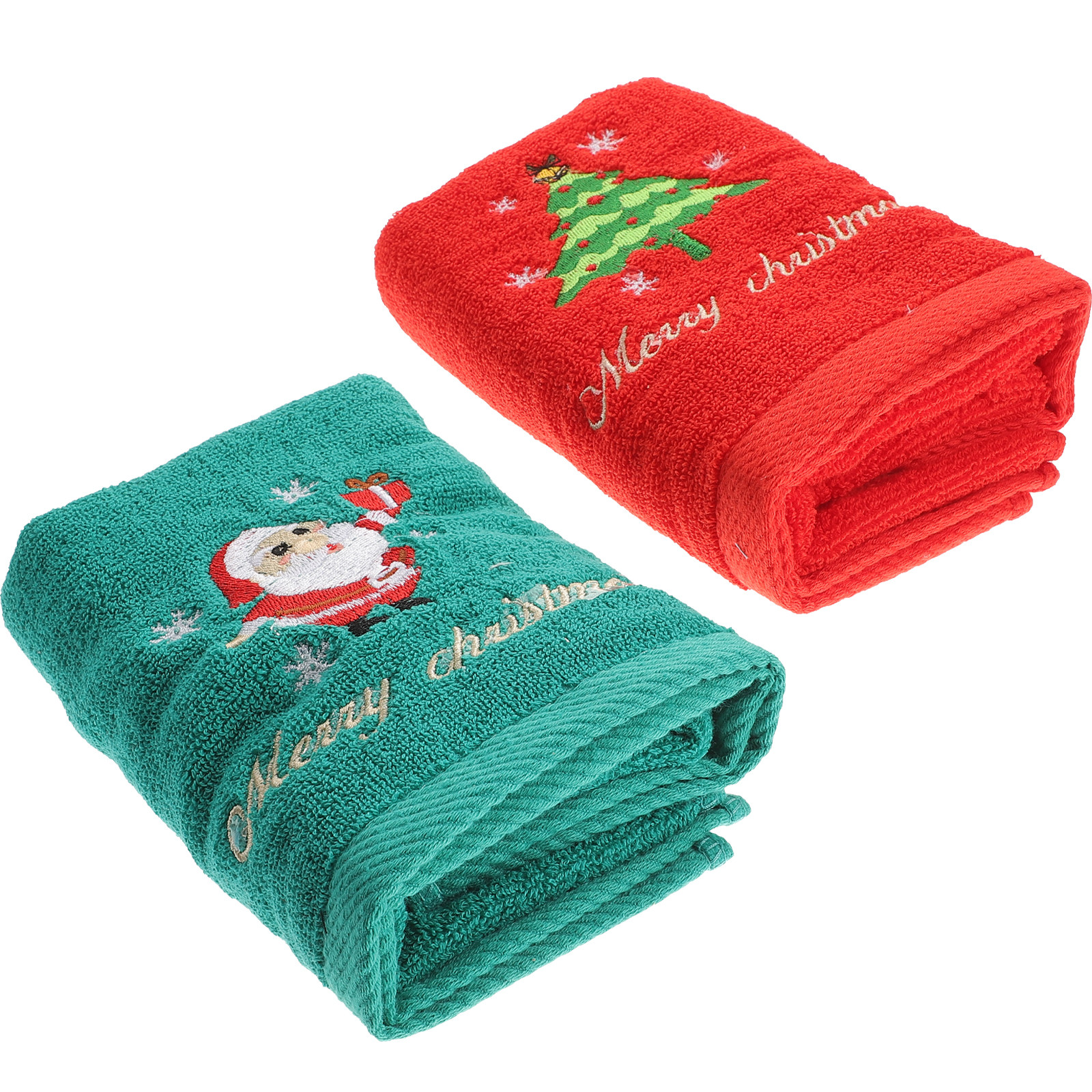2Pcs Christmas Cotton Towels E – Home Textiles In Pakistan Bewertung und Preis