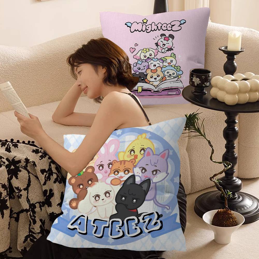 Kpop Group A-Ateez Pillowcase  – Home Textiles Group Bewertung und Preis