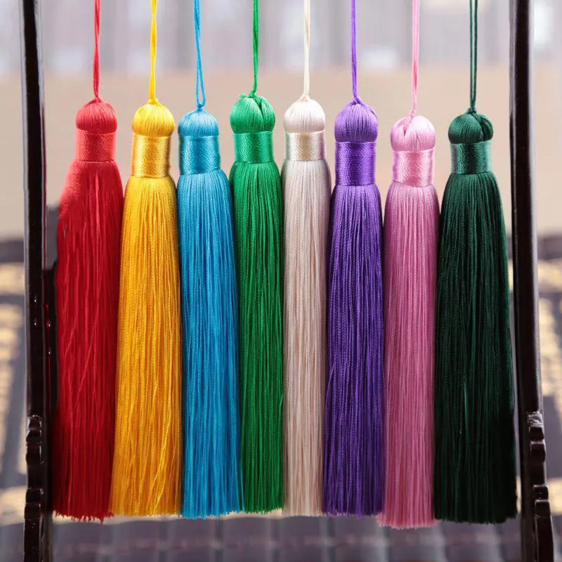 2Pcs 12CM Polyester Tassels wi – Home Ec Textiles Bewertung und Preis