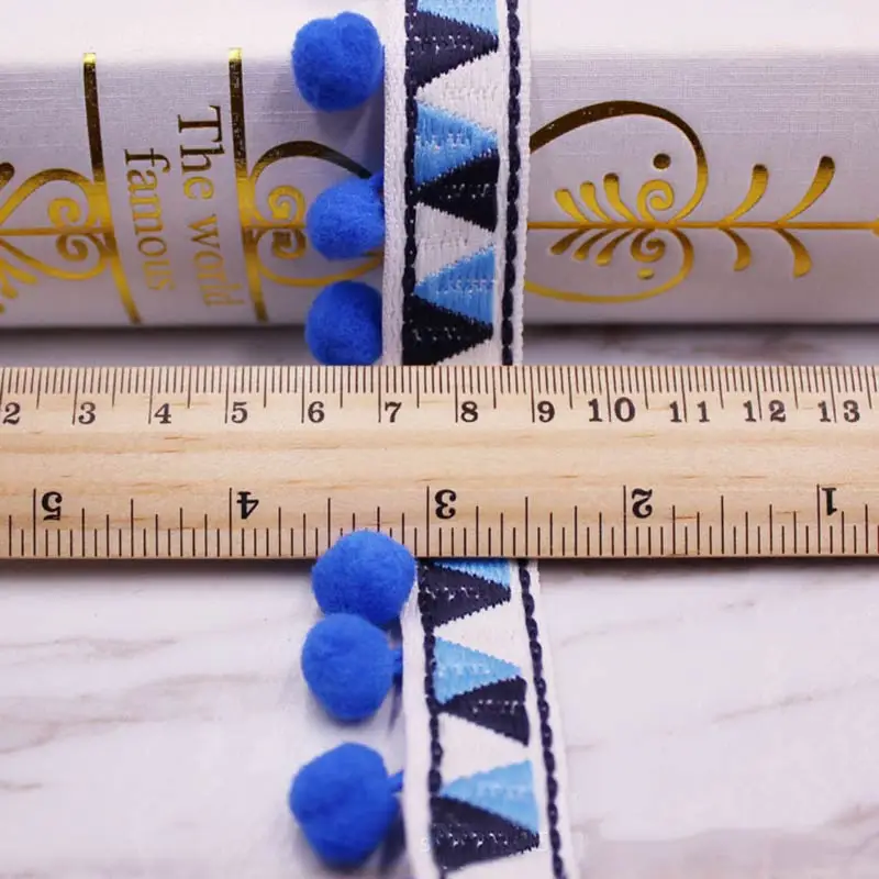 1-10Yards Pompoms Lace Trim Ba – Home Ec Textiles Bewertung und Preis