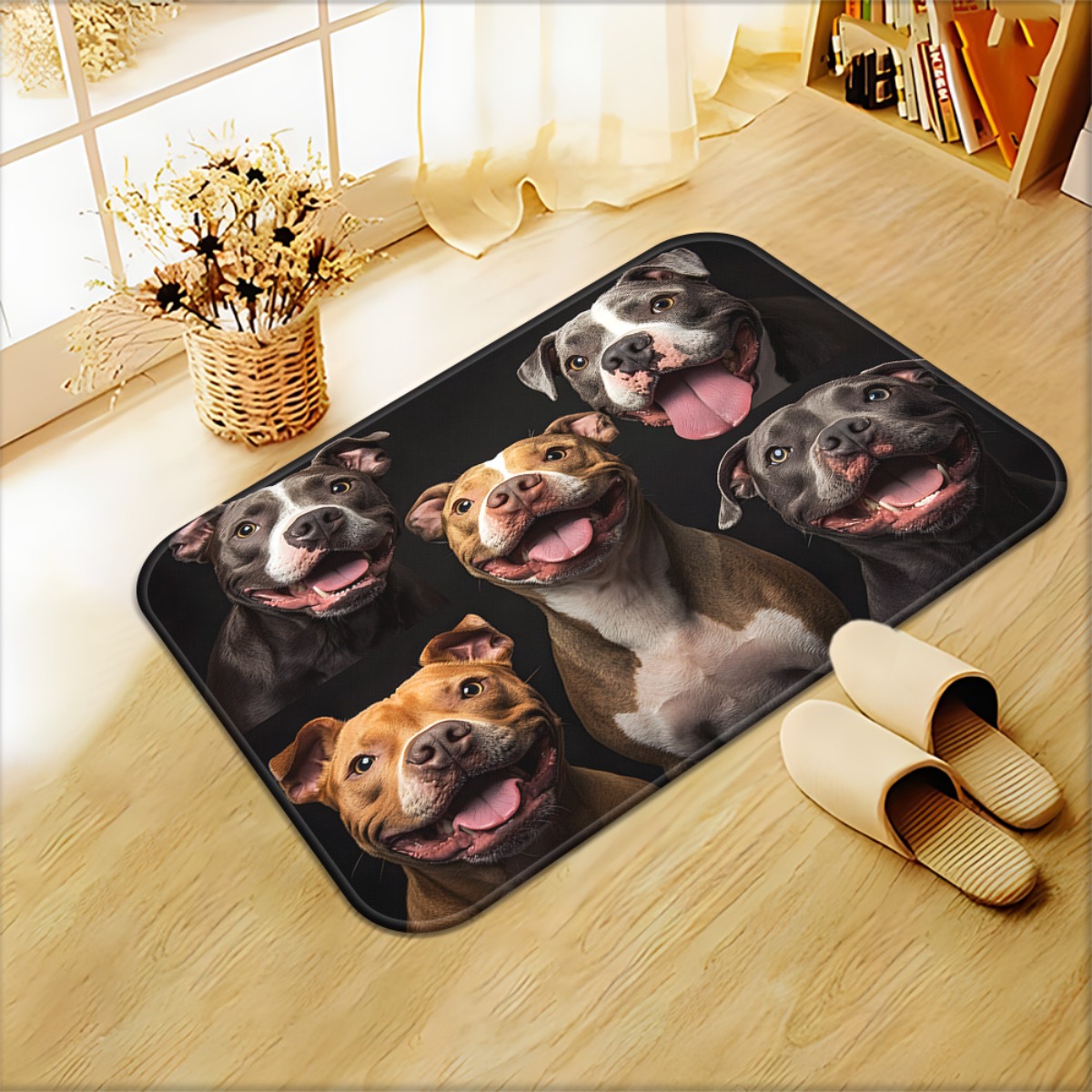 Group of Dogs Welcome Doormat  – Home Textiles Group Bewertung und Preis