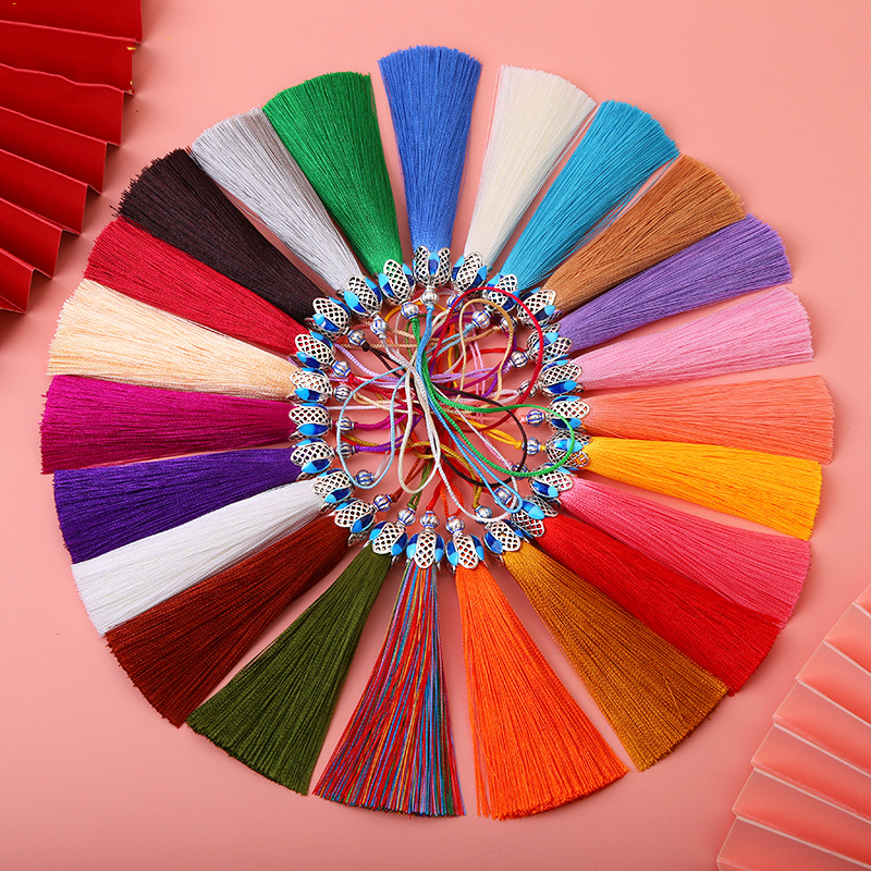 5/10Pcs 8cm Silk Tassel Fringe – Home Ec Textiles Bewertung und Preis