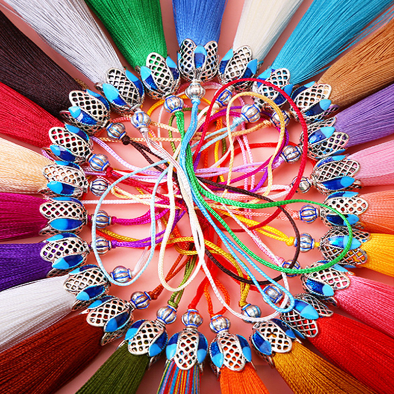 5/10Pcs 8cm Silk Tassel Fringe – Home Ec Textiles Bewertung und Preis