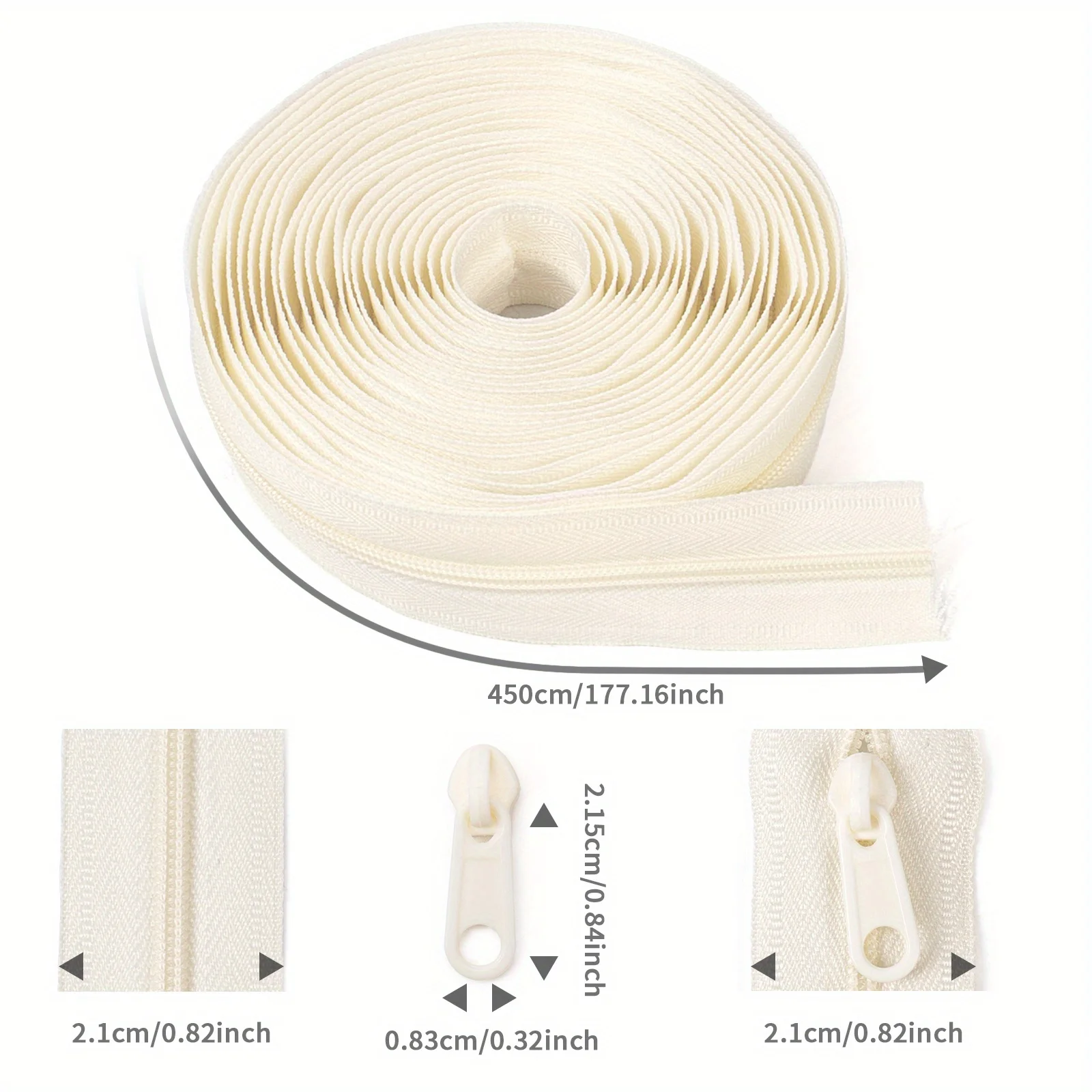 1 group = 4.5m zipper + 10 pla – Home Textiles Group Bewertung und Preis